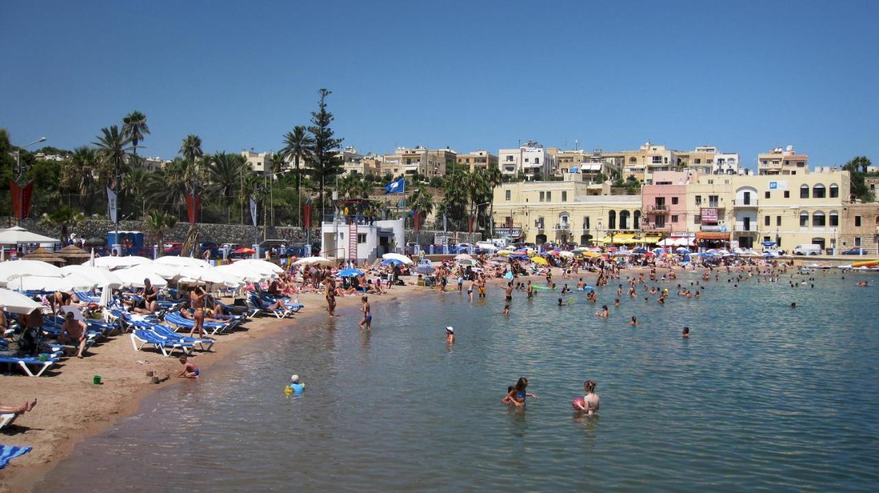 Splendid 2Br Apartment, Steps To St Georges Bay San Ġiljan Extérieur photo