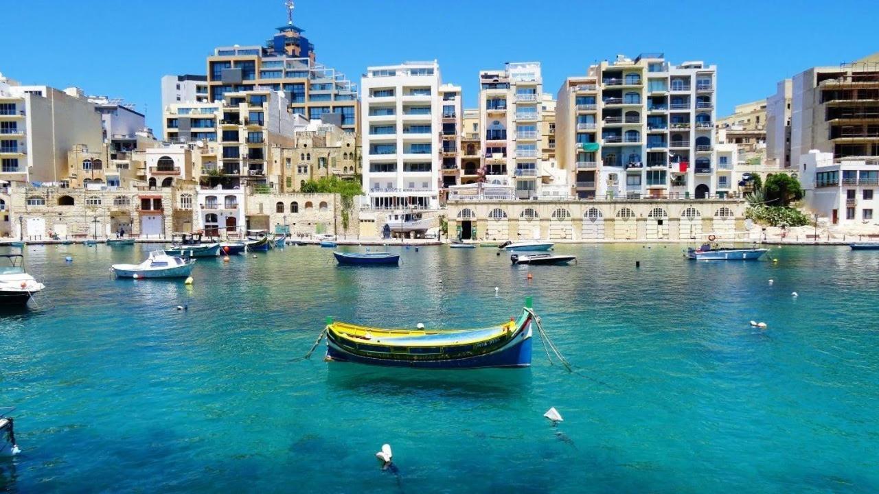 Splendid 2Br Apartment, Steps To St Georges Bay San Ġiljan Extérieur photo